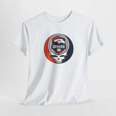 Grateful Dead - Denver Broncos Stealie Unisex T-Shirt - NFL - StealieShop